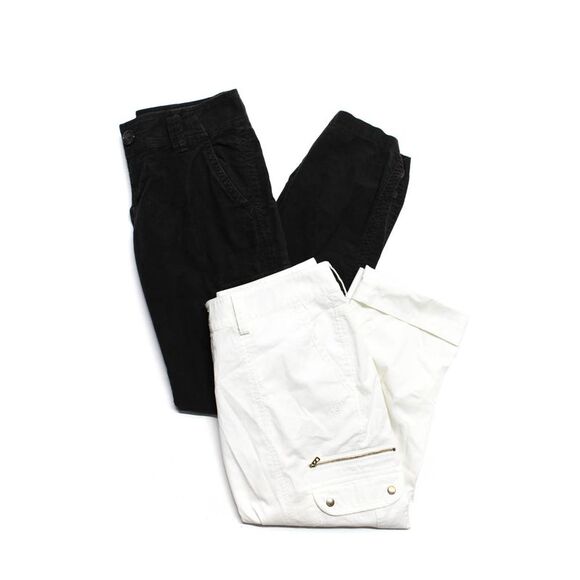 James Perse Pants - James Perse Bogner Womens Gray Corduroy Straight Leg Cargo Pants Size 29 10 lot2